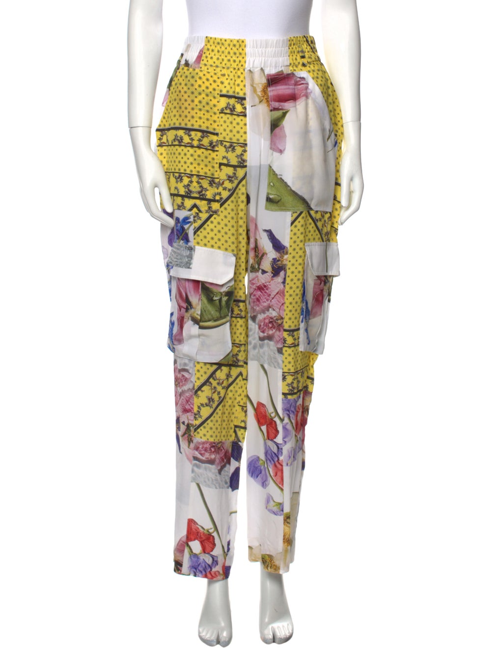 Ganni Printed Straight Leg Pants - image 1