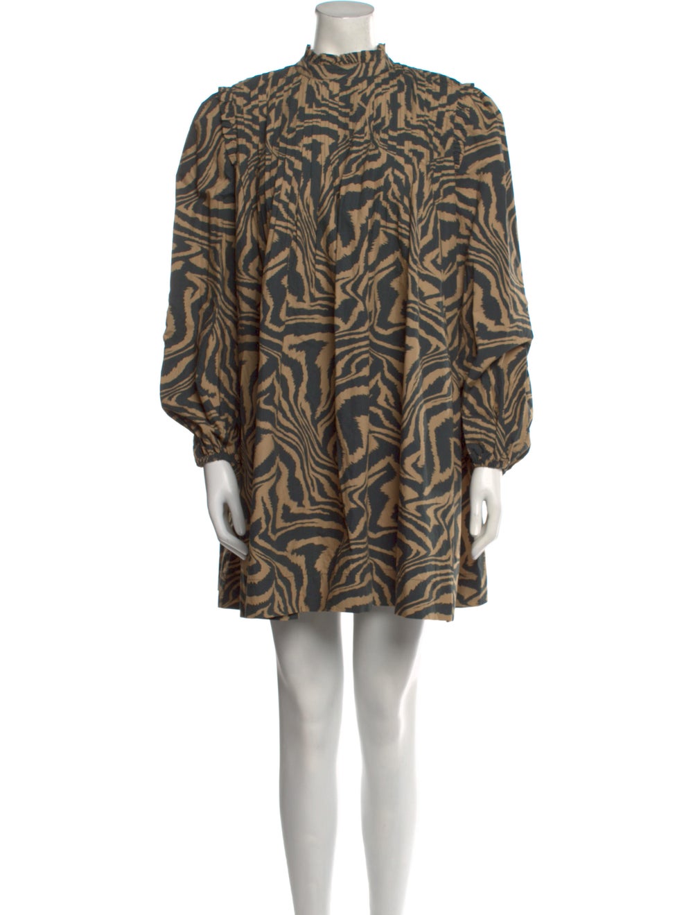 Ganni Printed Mini Dress - image 1