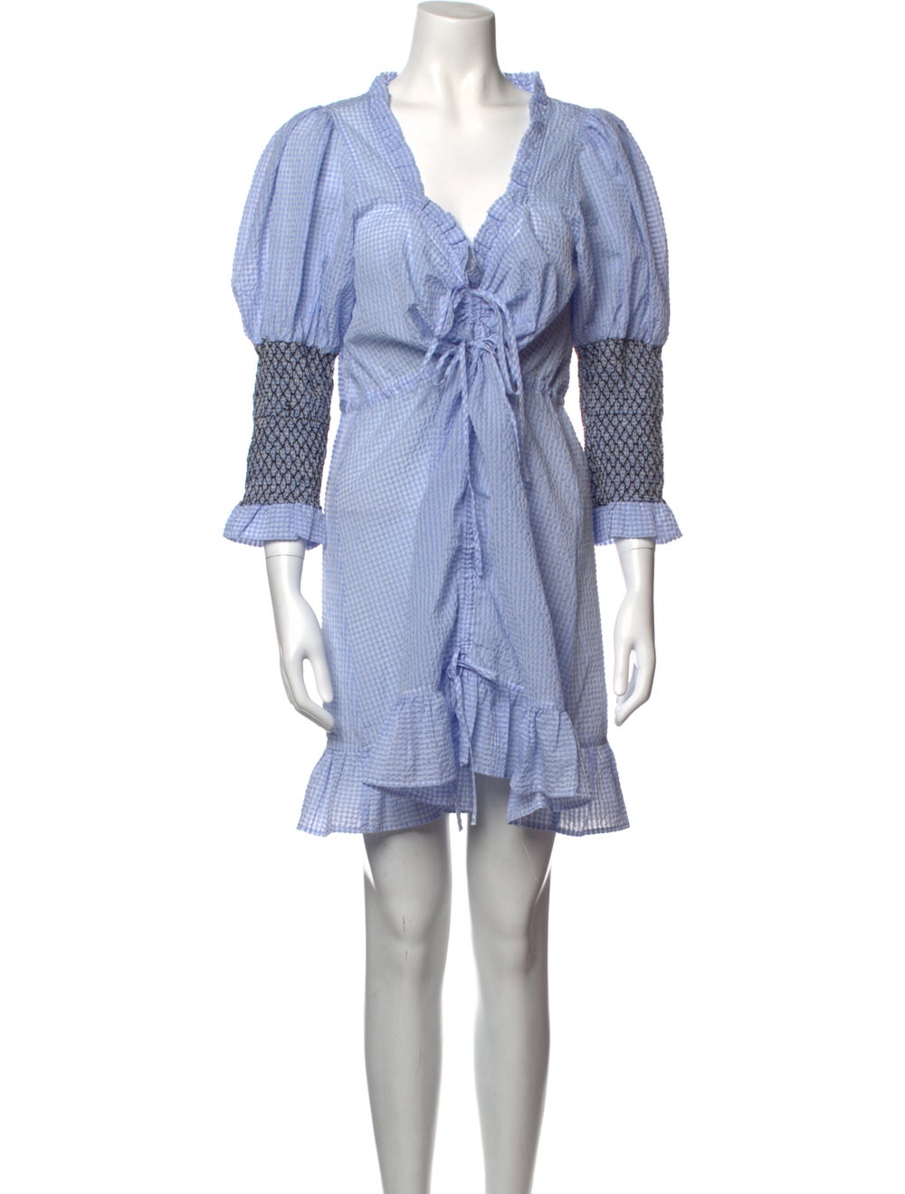 Ganni Striped Mini Dress - image 1