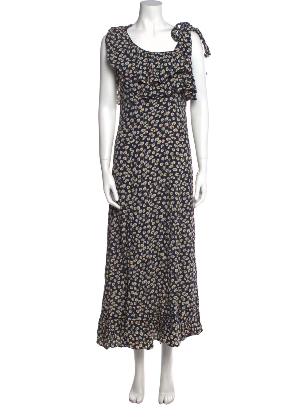 Ganni Printed Long Dress - image 1