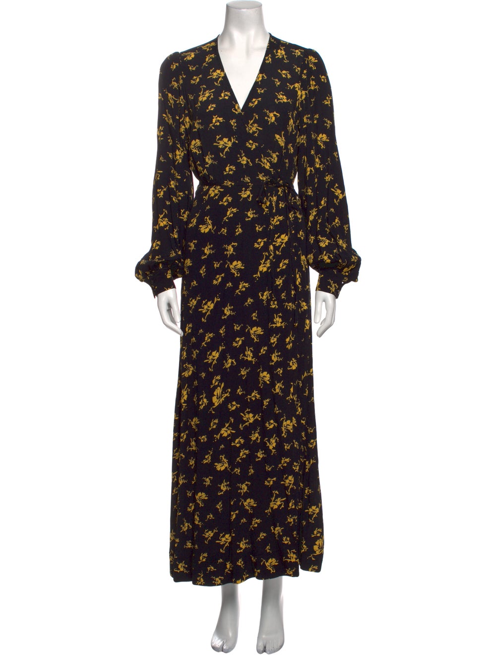 Ganni Floral Print Long Dress - image 1