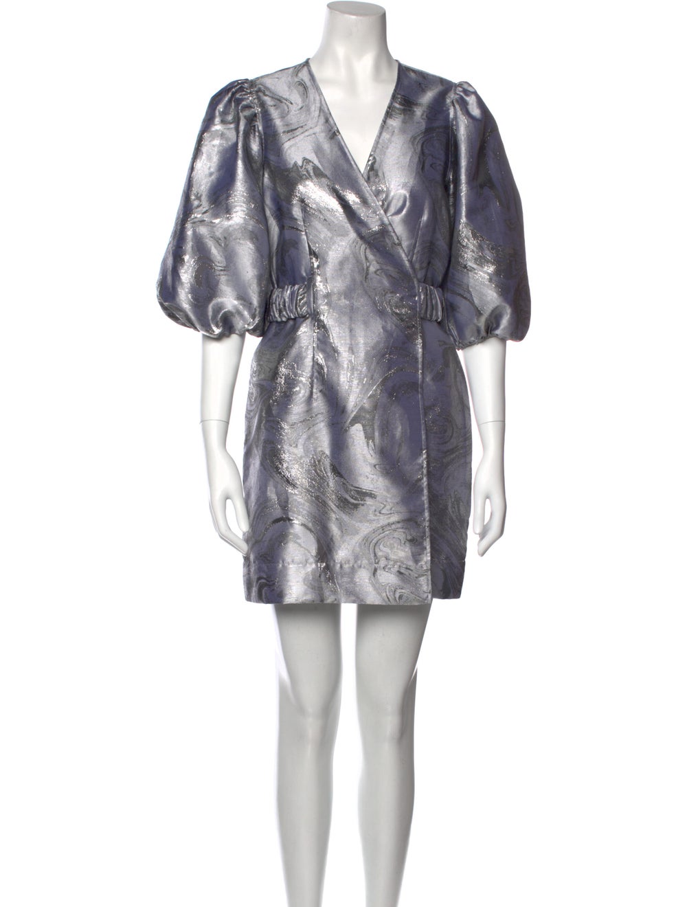 Ganni Printed Mini Dress - image 1