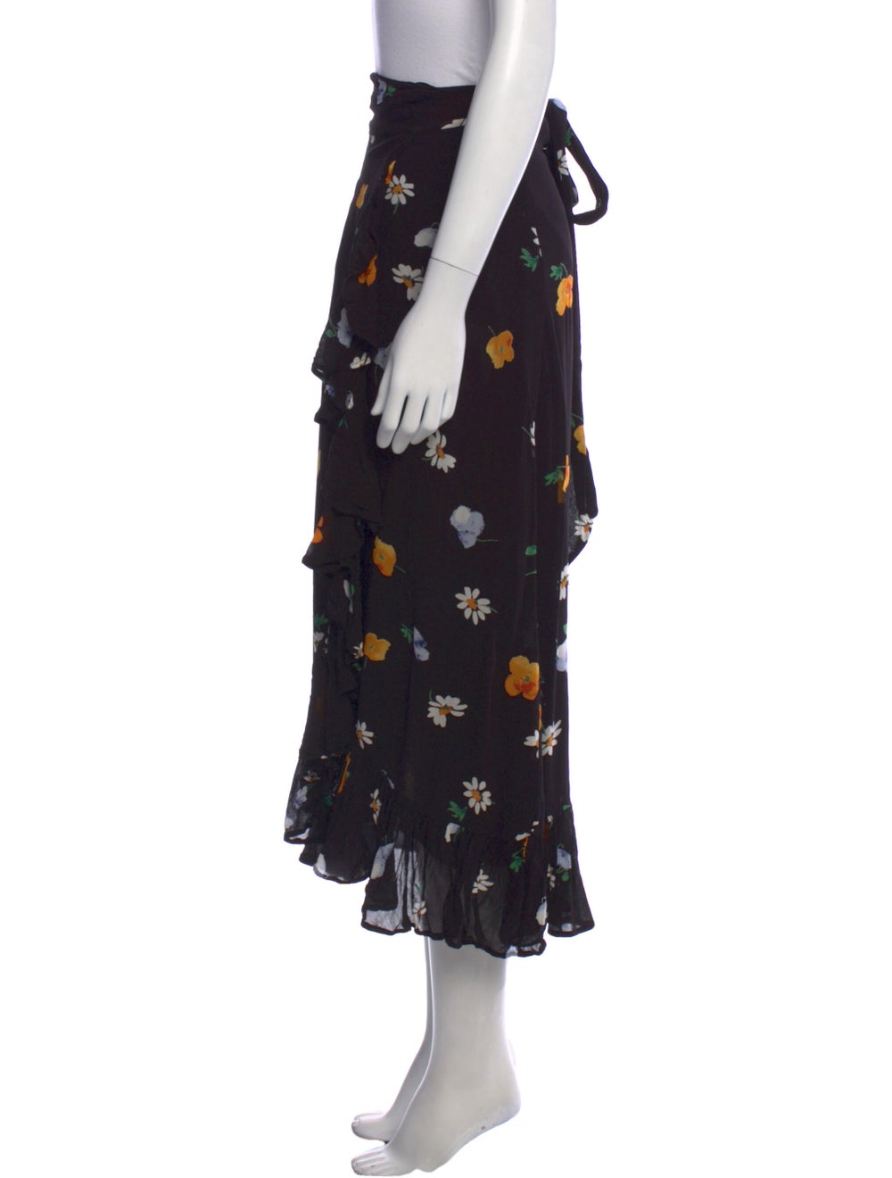 Ganni Floral Print Midi Length Skirt - image 2