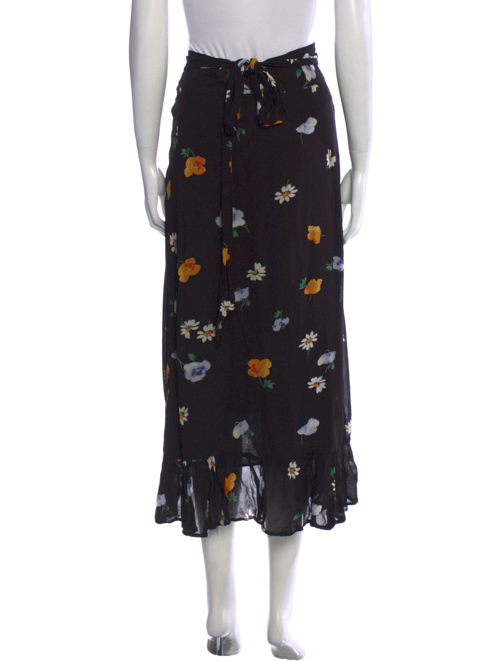 Ganni Floral Print Midi Length Skirt - image 3