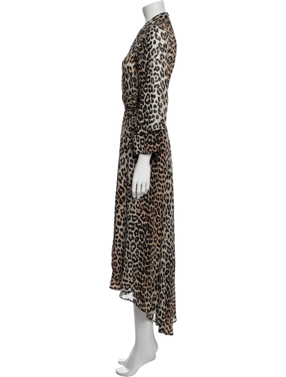 Ganni Animal Print Long Dress - image 2