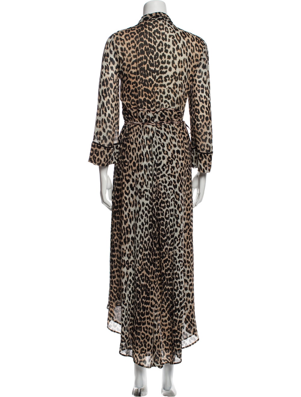Ganni Animal Print Long Dress - image 3
