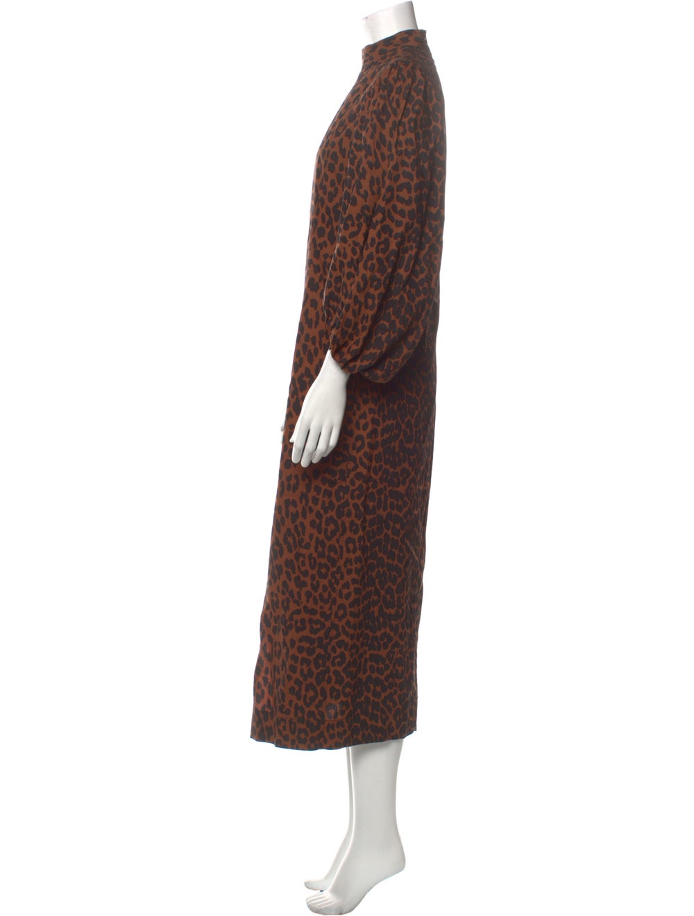 Ganni Animal Print Long Dress - image 2