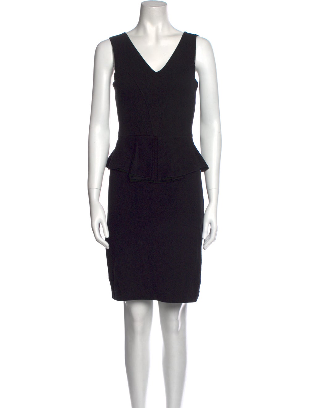 Ganni V-Neck Mini Dress - image 1