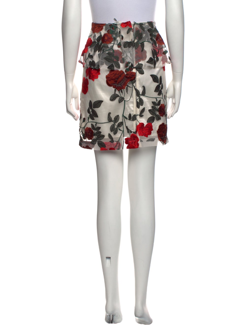 Ganni Floral Print Mini Skirt - image 3
