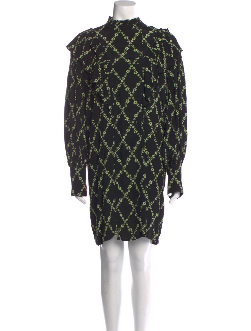 Ganni Printed Mini Dress - image 1