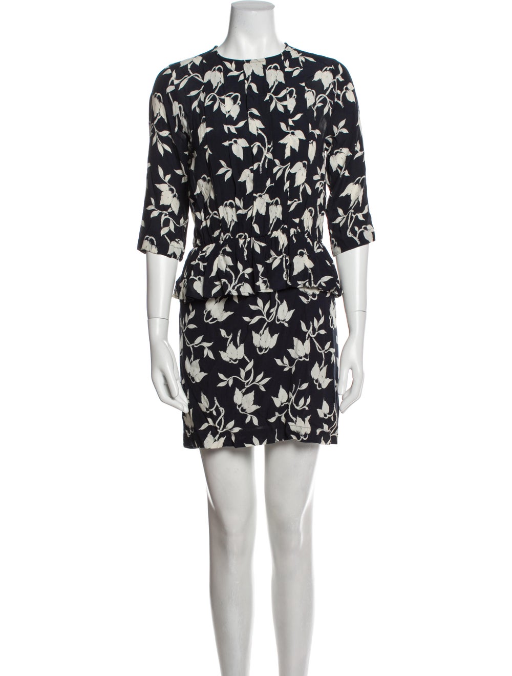 Ganni Printed Mini Dress - image 1