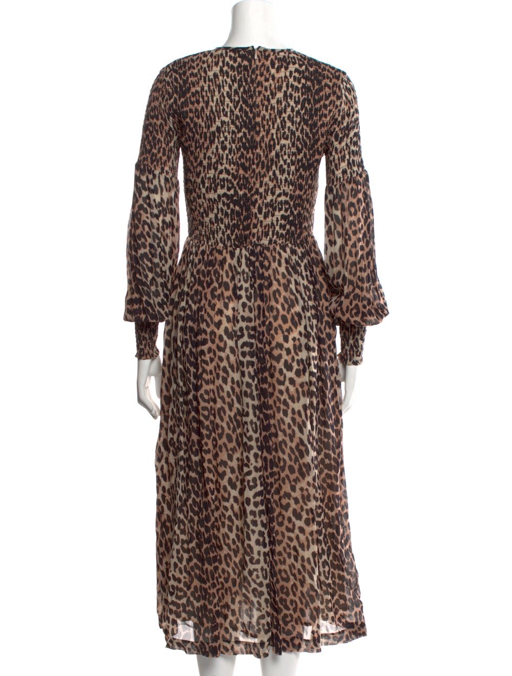 Ganni Animal Print Long Dress - image 3
