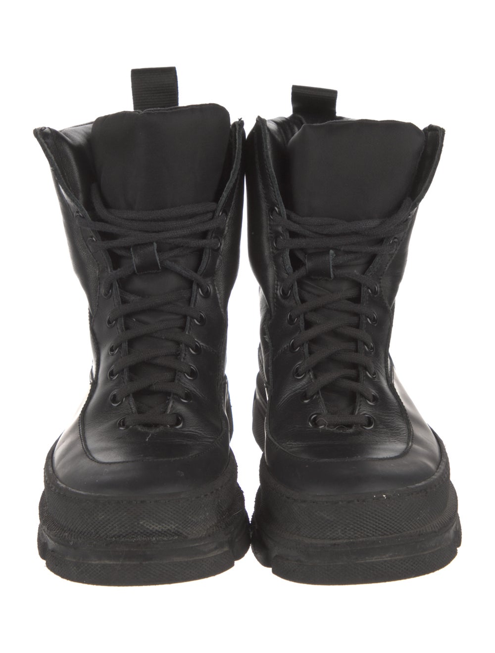 Ganni Leather Combat Boots - image 3