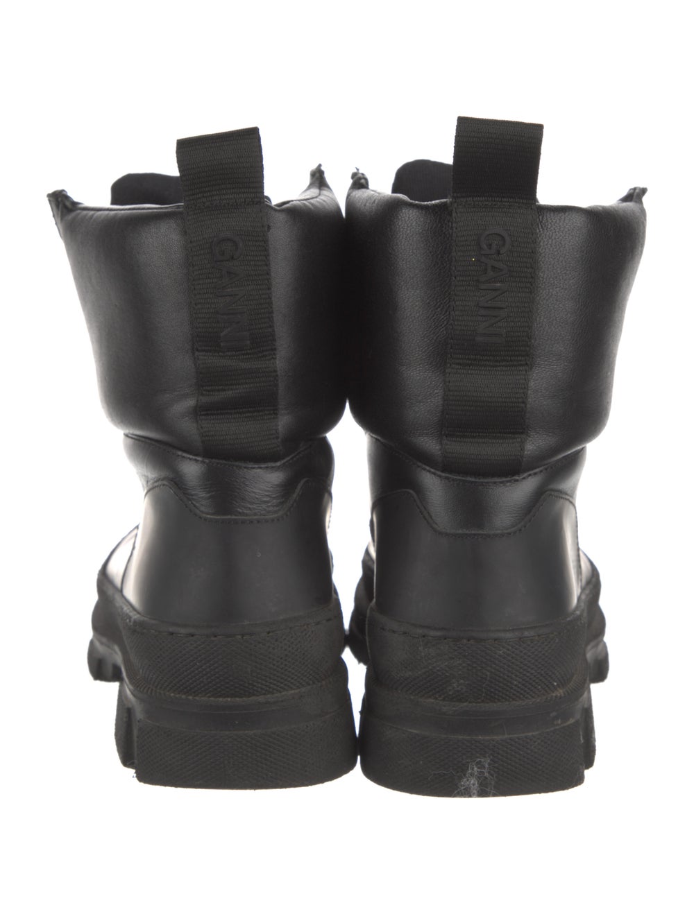 Ganni Leather Combat Boots - image 4