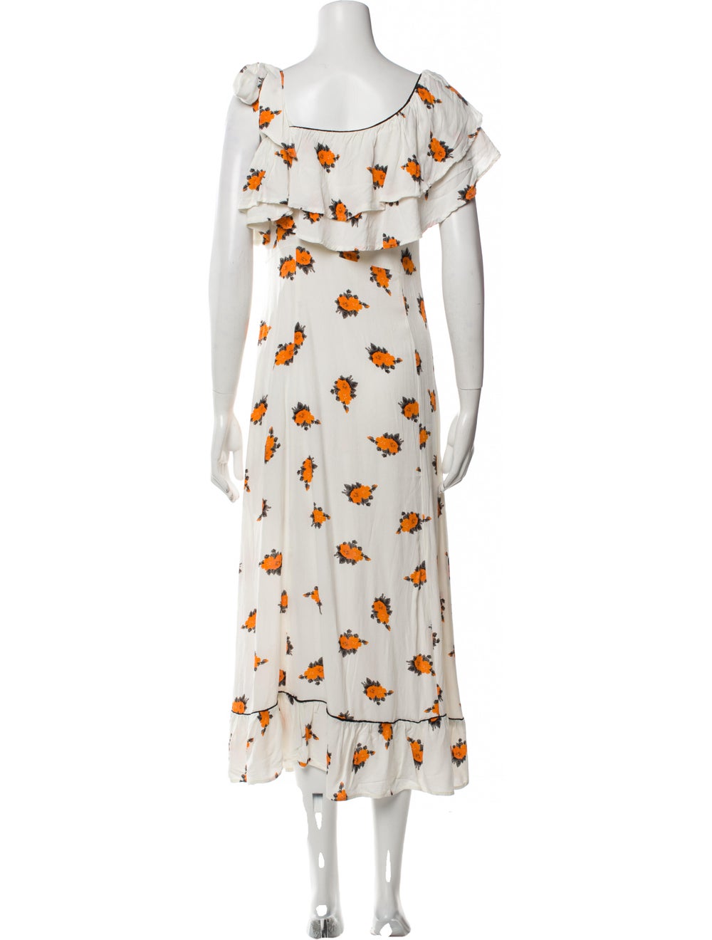 Ganni Floral Print Long Dress - image 3