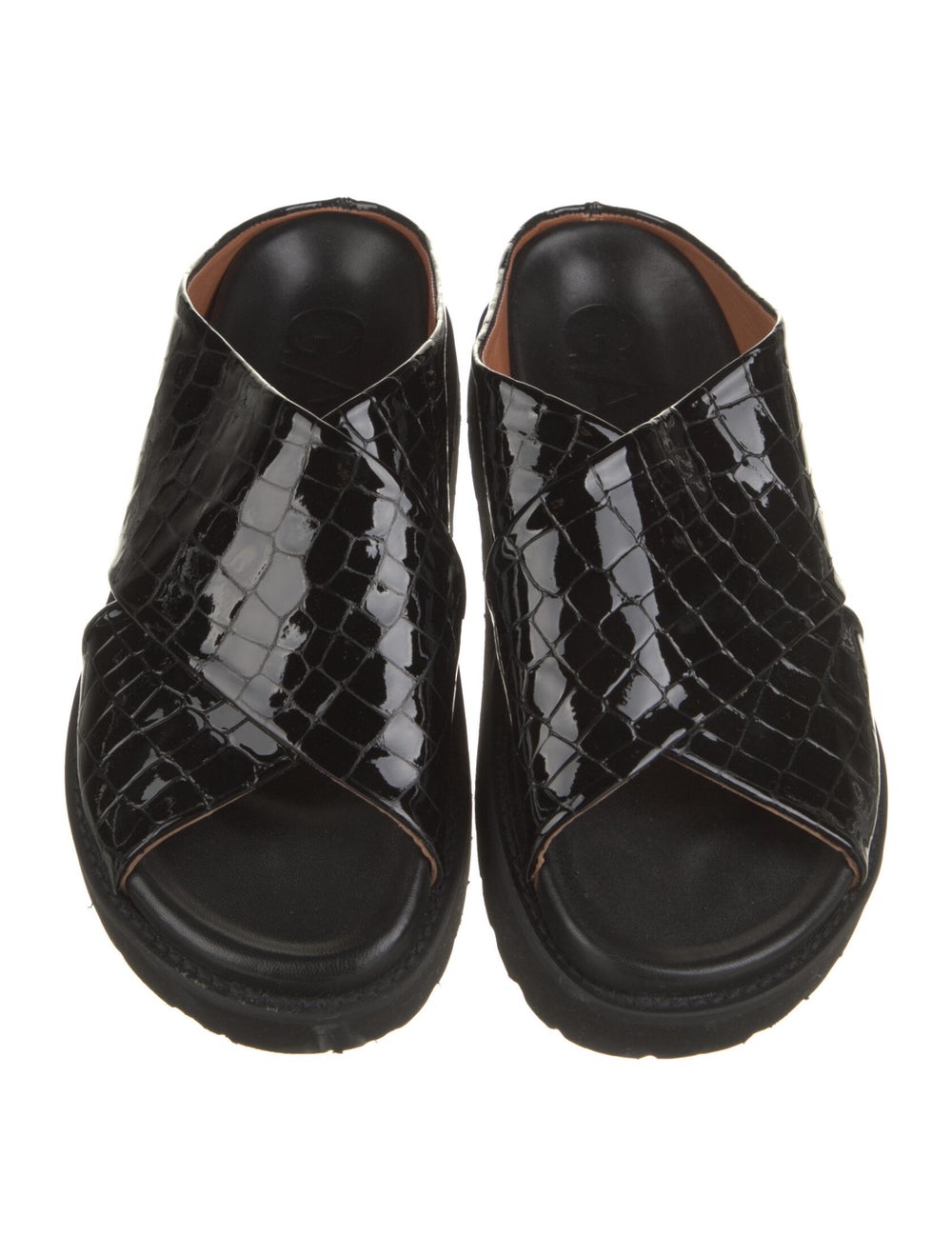 Ganni Patent Leather Slides - image 3