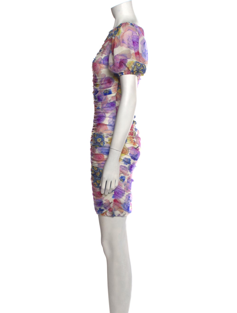 Ganni Floral Print Mini Dress - image 2