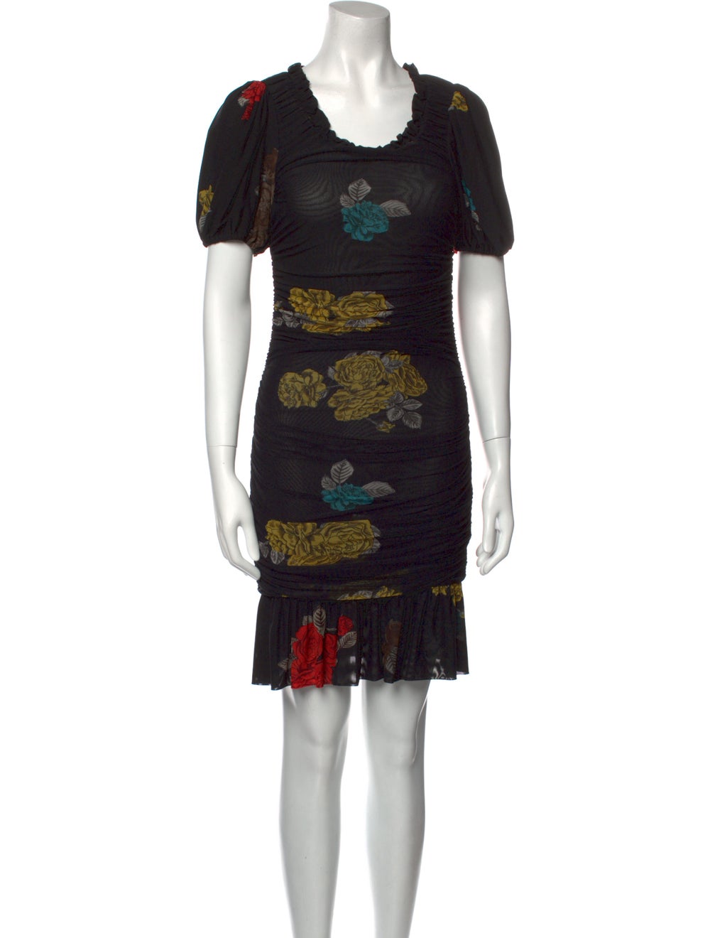 Ganni Printed Mini Dress - image 1