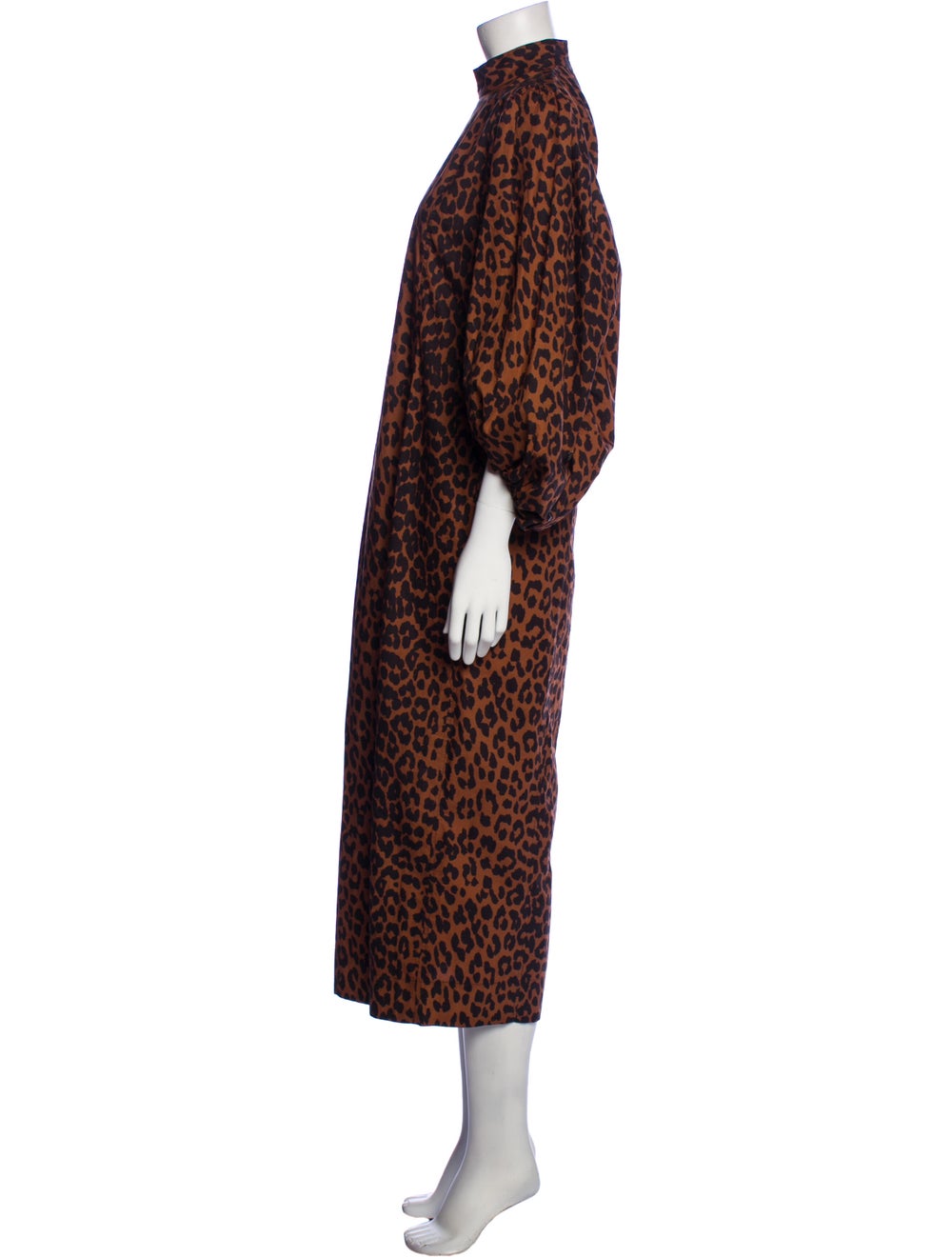 Ganni Animal Print Long Dress - image 2