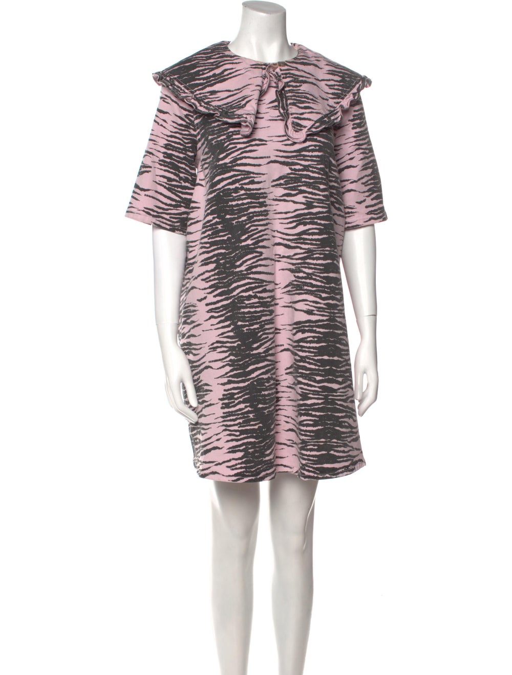 Ganni Striped Mini Dress - image 1