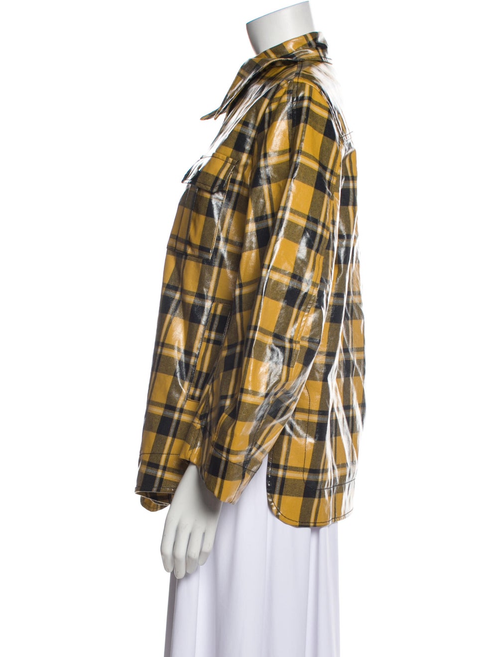Ganni Plaid Print Jacket - image 2