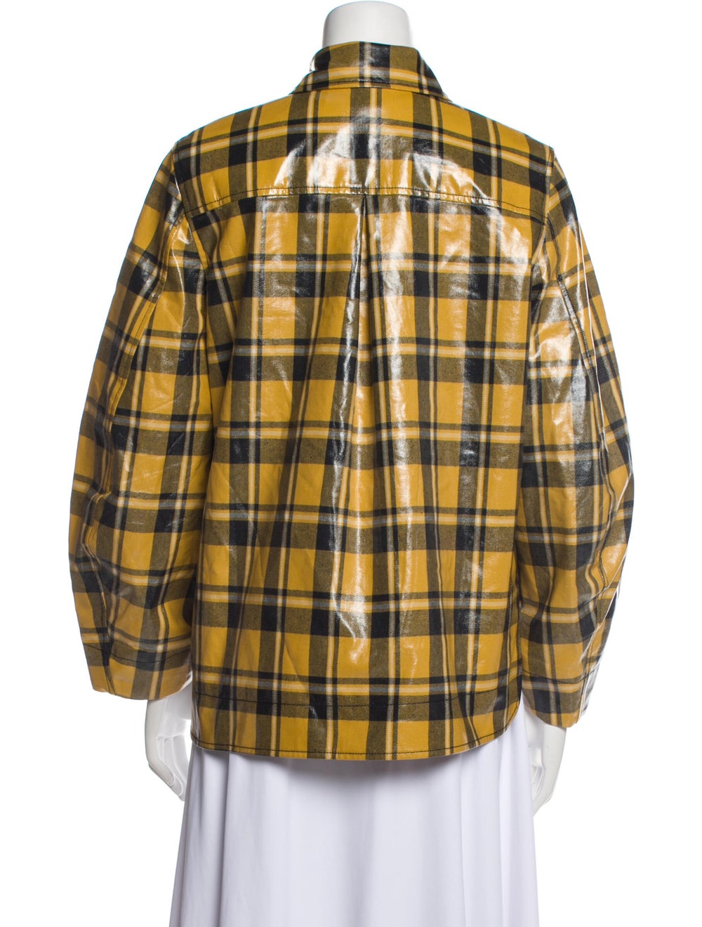 Ganni Plaid Print Jacket - image 3