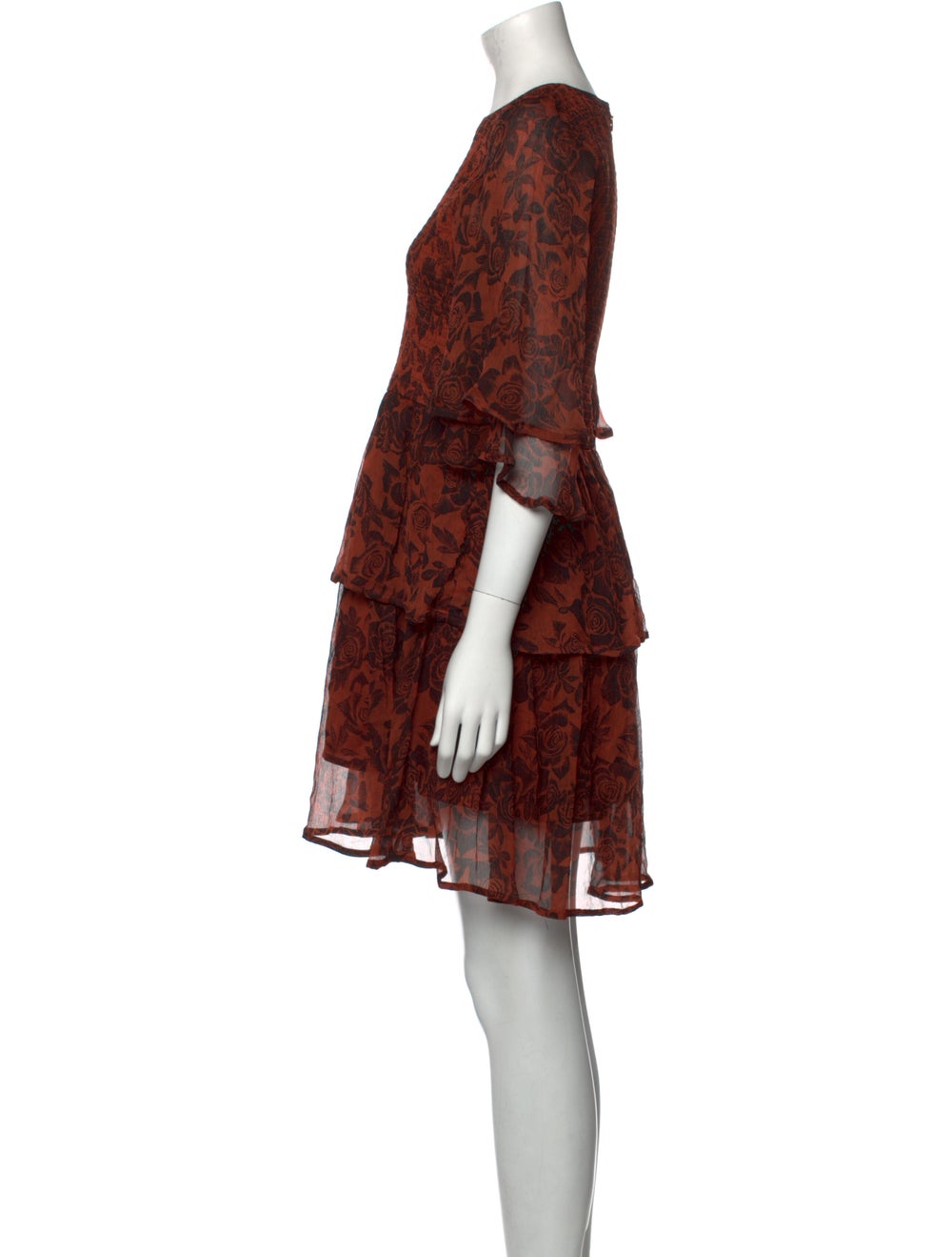 Ganni Floral Print Mini Dress - image 2