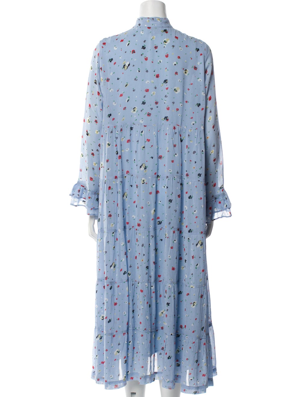 Ganni Floral Print Long Dress - image 3