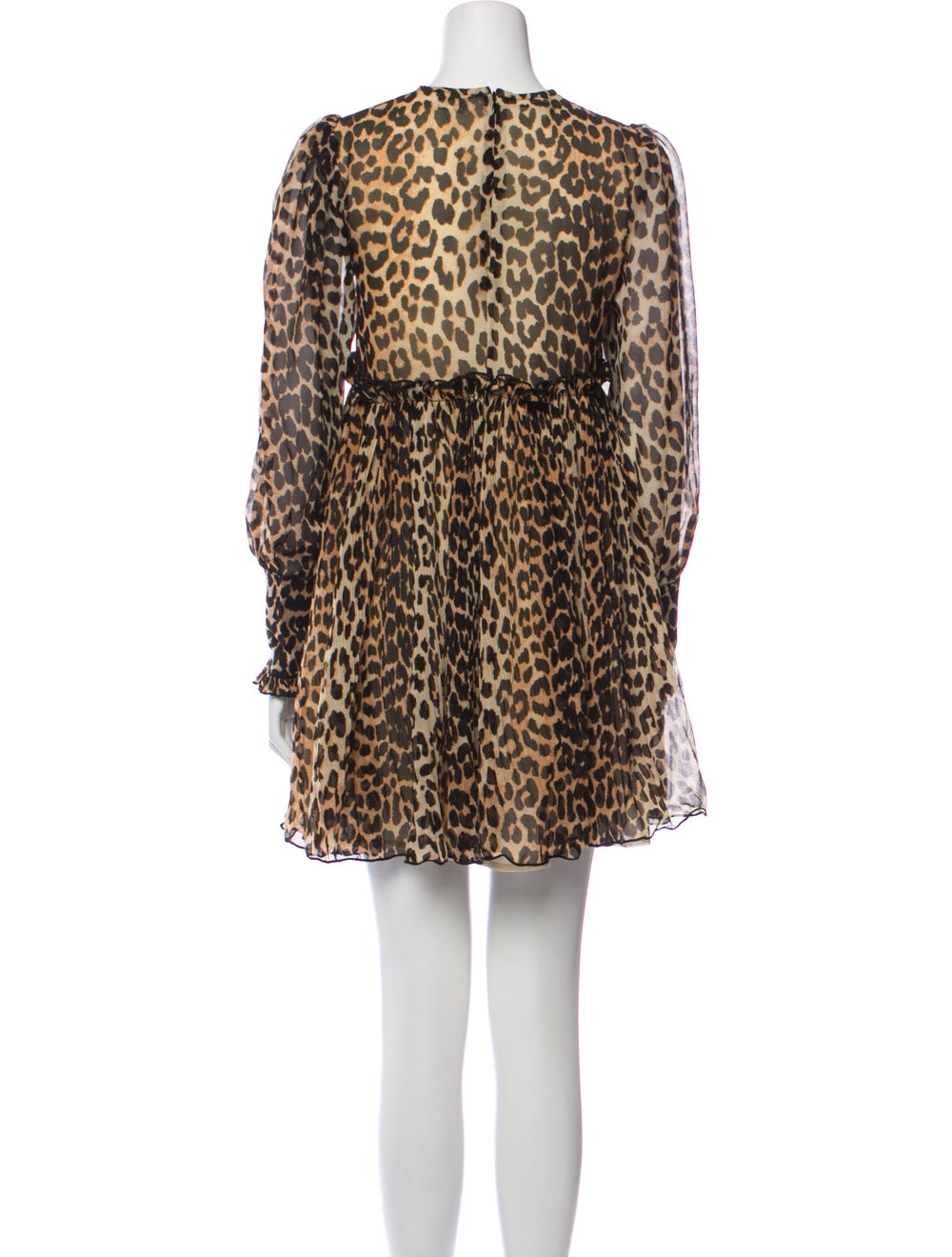 Ganni Animal Print Mini Dress - image 3