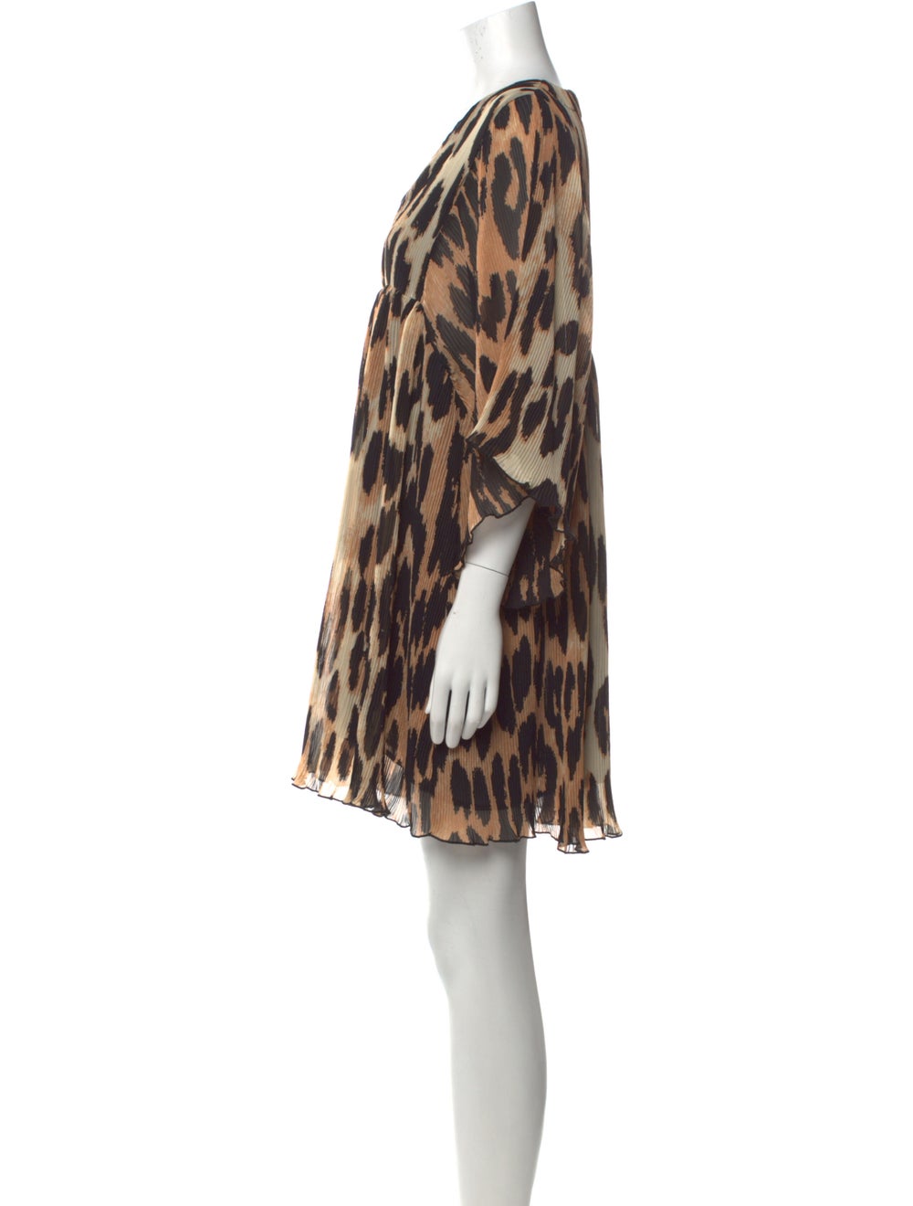 Ganni Animal Print Mini Dress - image 2