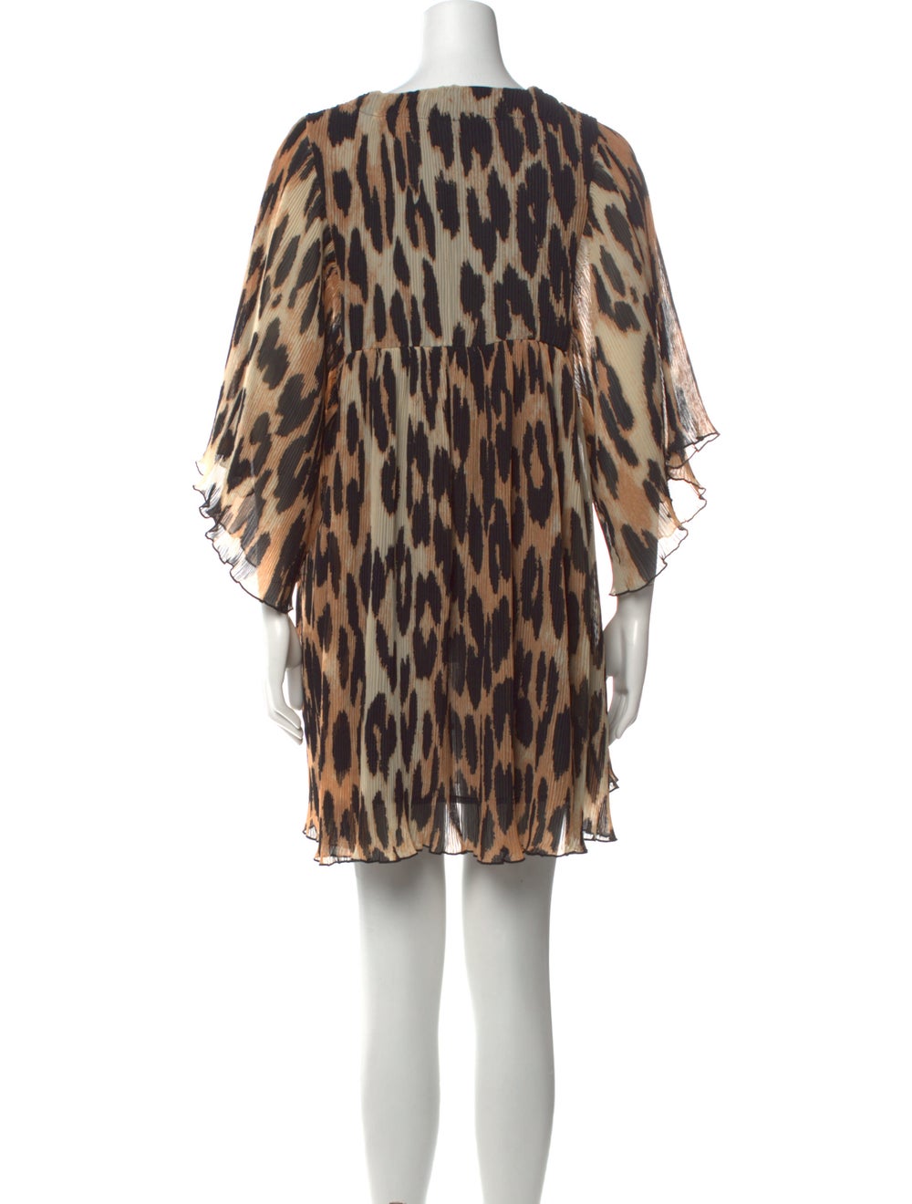Ganni Animal Print Mini Dress - image 3