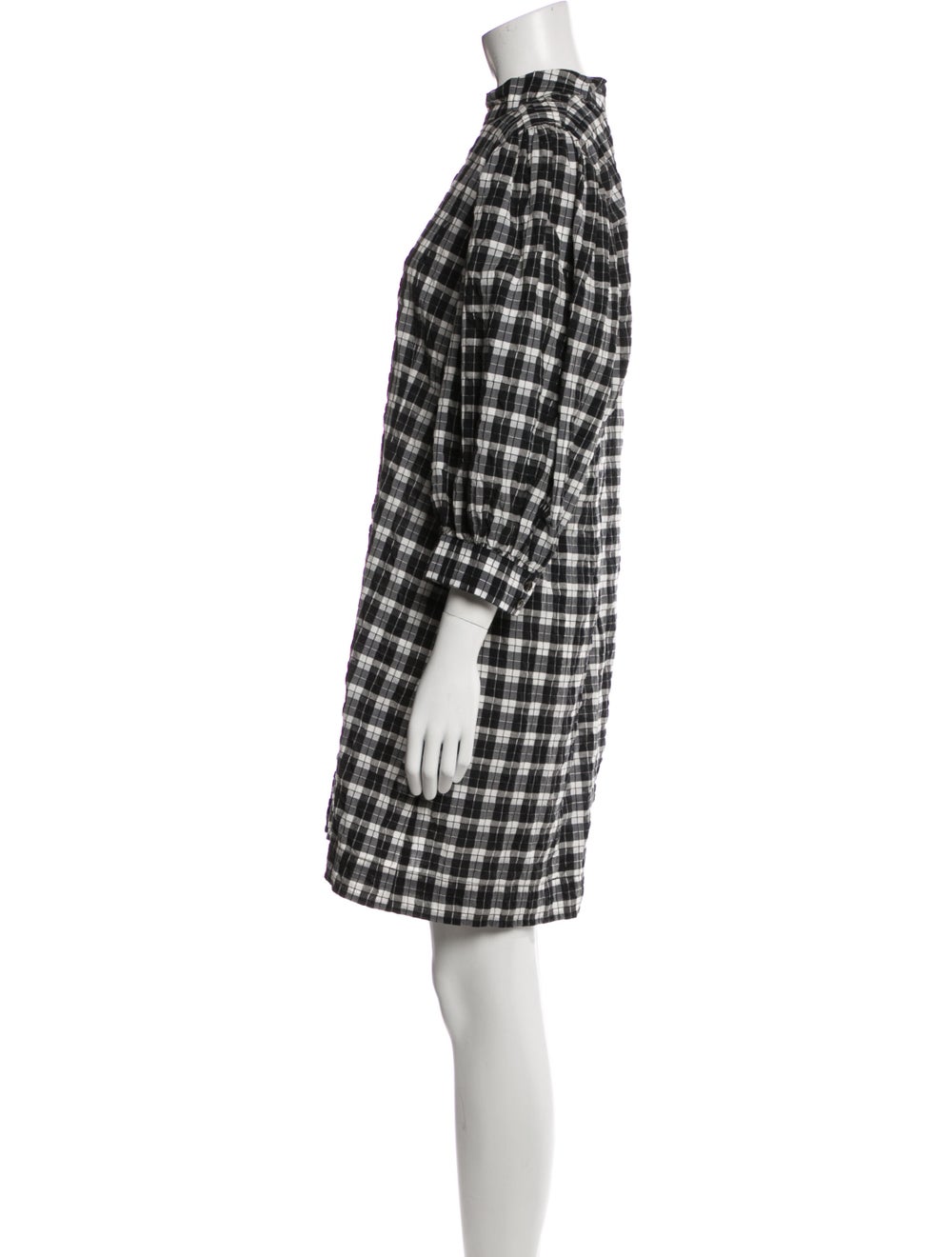 Ganni Plaid Print Mini Dress - image 2