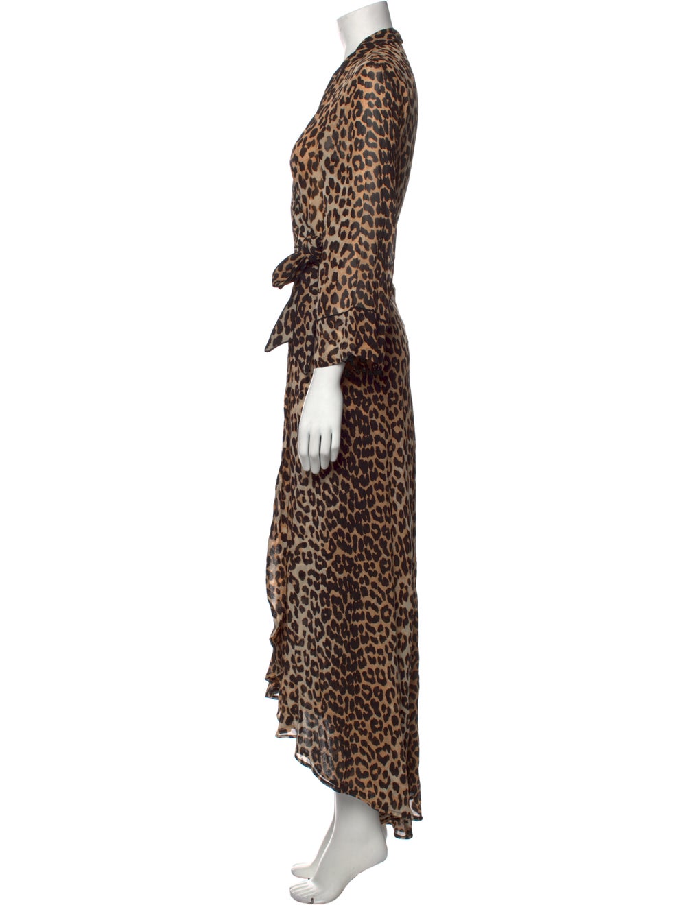 Ganni Animal Print Long Dress - image 2