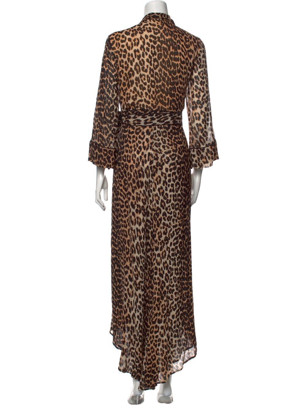 Ganni Animal Print Long Dress - image 3