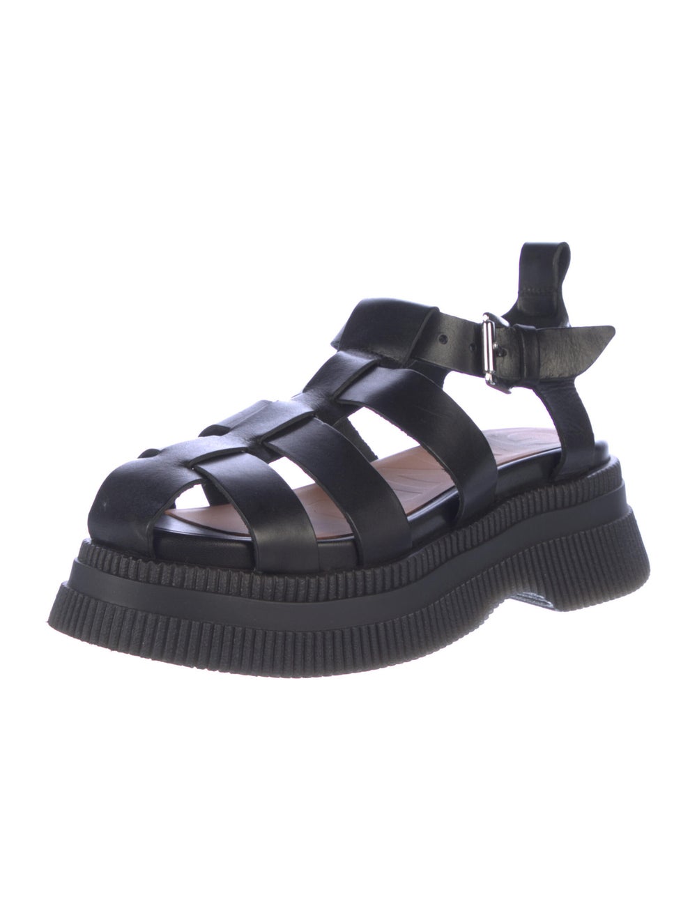 Ganni Leather Gladiator Sandals - image 2