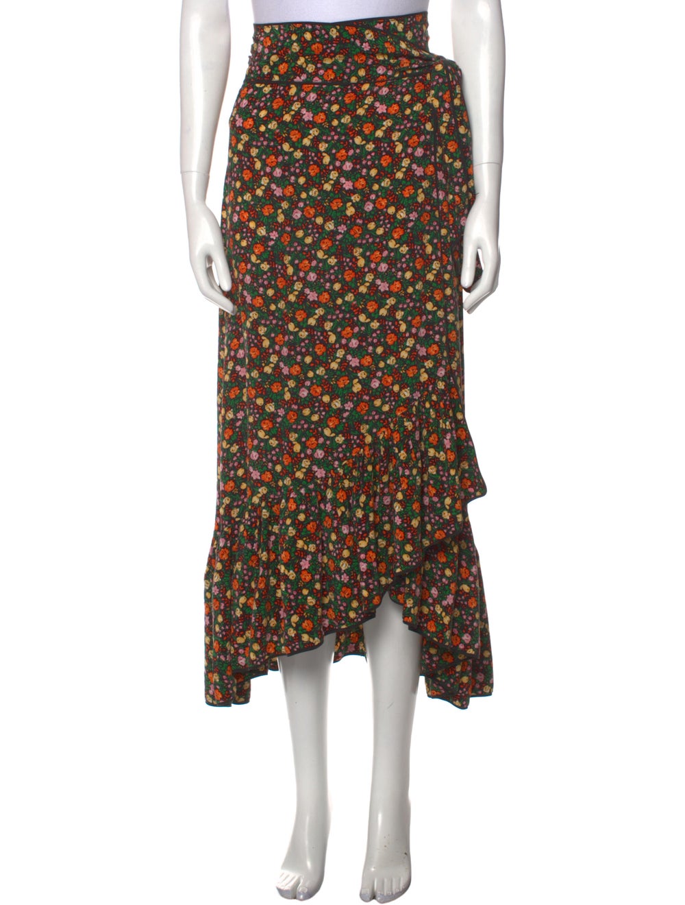 Ganni Silk Long Skirt - image 1