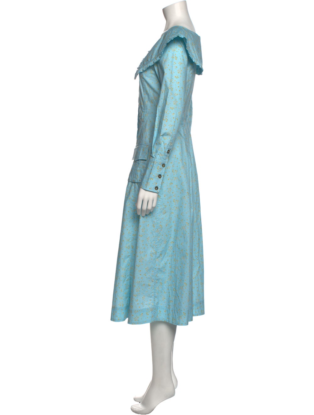 Ganni Printed Midi Length Dress - image 2