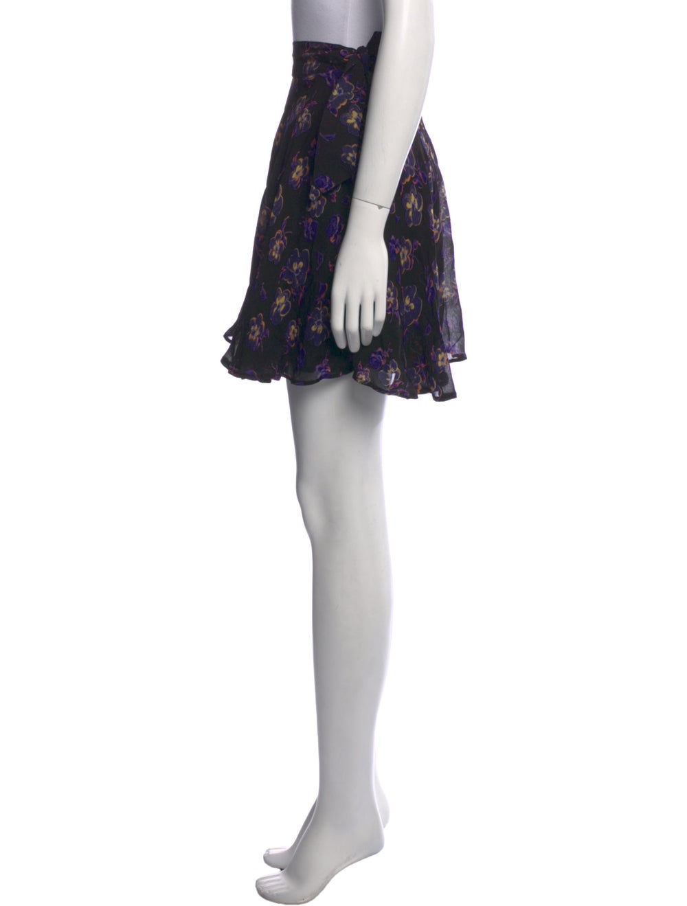 Ganni Floral Print Mini Skirt - image 2