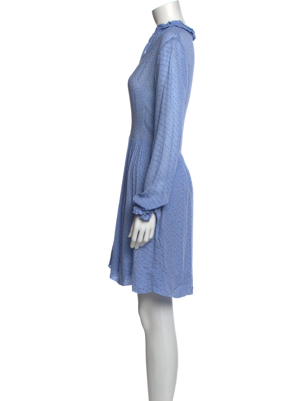 Ganni V-Neck Mini Dress - image 2