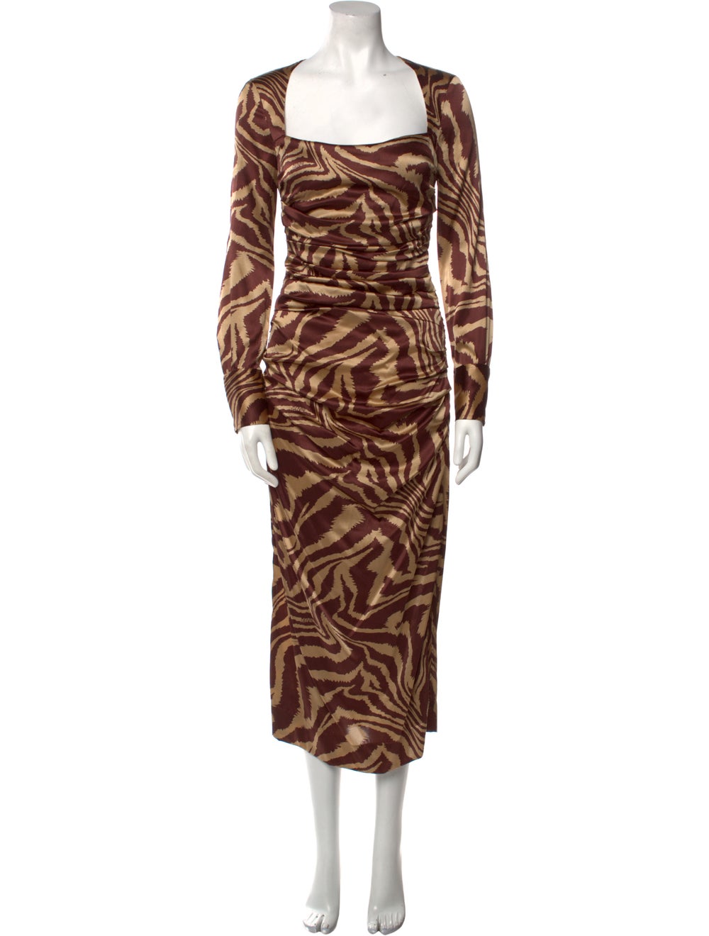 Ganni Silk Long Dress - image 1