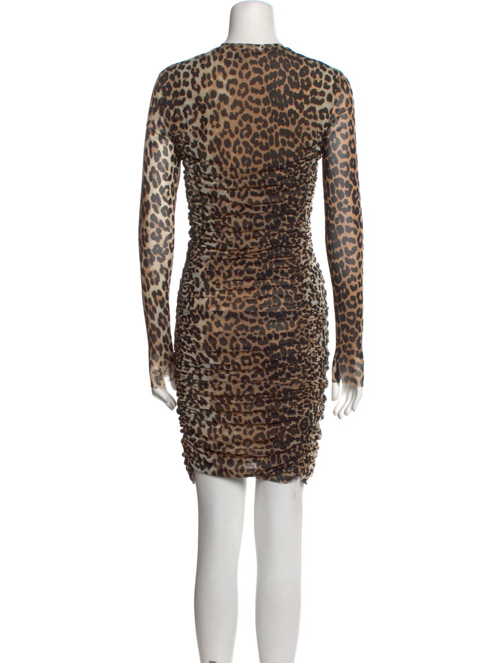 Ganni Animal Print Mini Dress - image 3