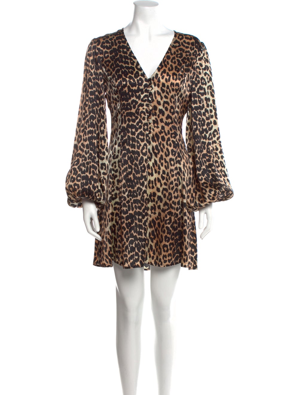 Ganni Silk Mini Dress - image 1