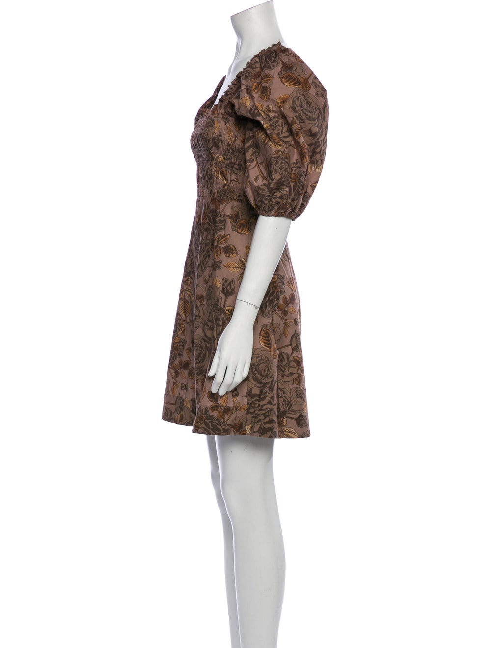 Ganni Floral Print Mini Dress - image 2