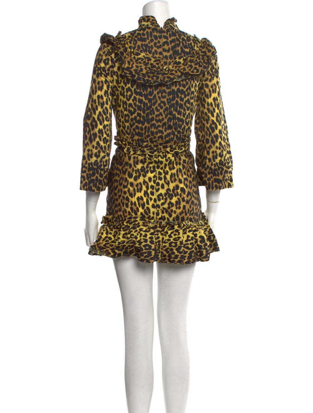 Ganni Animal Print Mini Dress - image 3