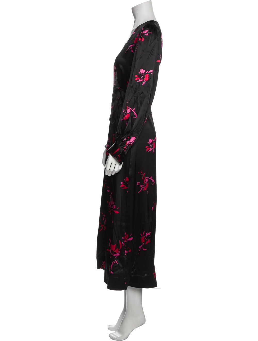 Ganni Silk Long Dress w/ Tags - image 2
