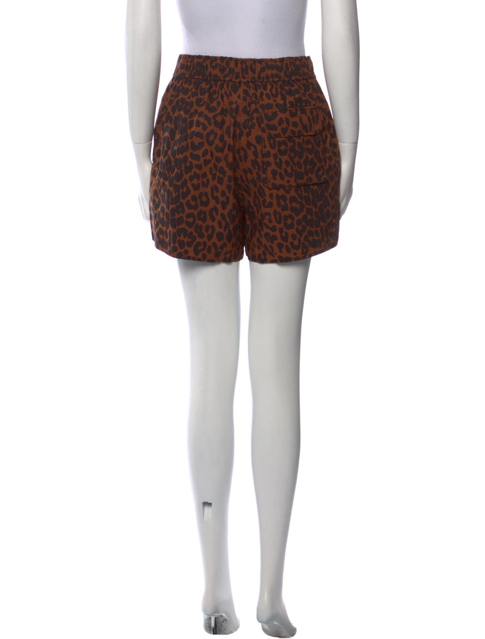 Ganni Animal Print Mini Shorts - image 3