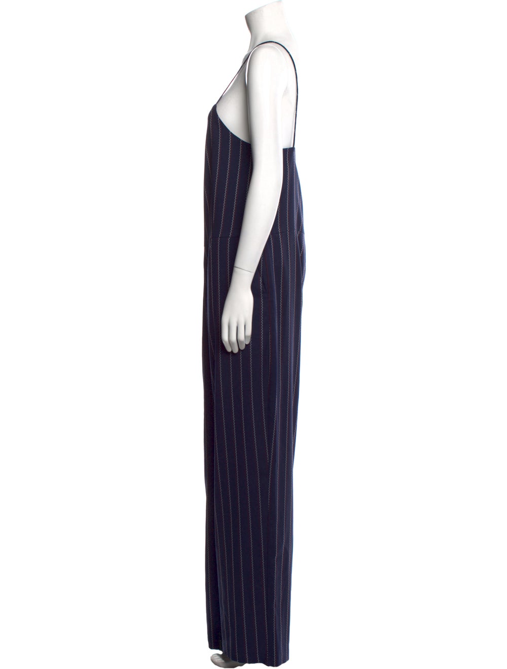 Ganni Striped V-Neck Jumpsuit - image 2