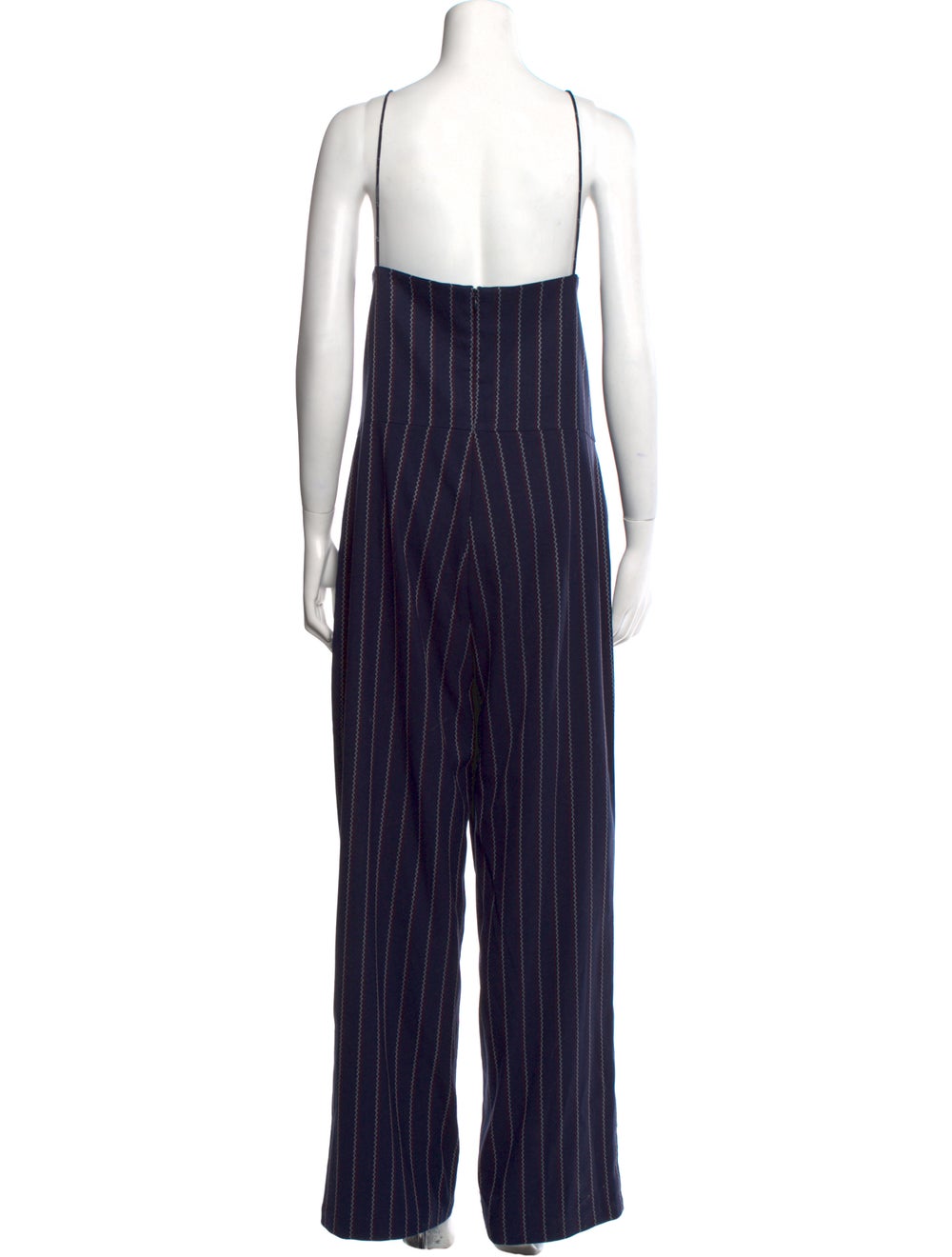 Ganni Striped V-Neck Jumpsuit - image 3