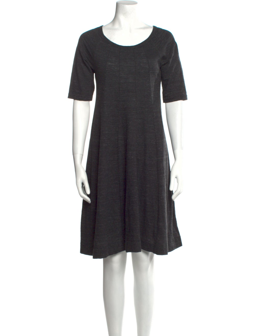 Ganni Scoop Neck Mini Dress - image 1