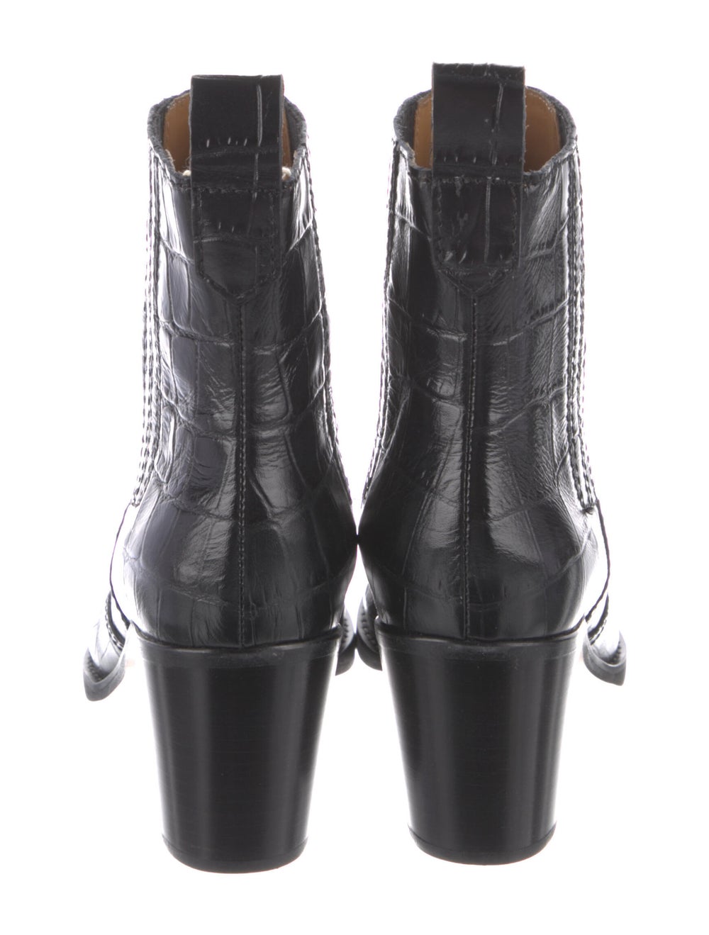 Ganni Embossed Leather Boots - image 4
